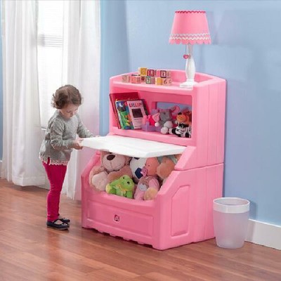 step2 lift and hide bookcase storage chest